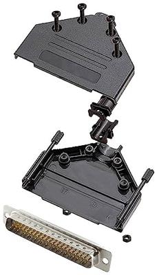 encitech DTPK-P-37-HDP62-W-K 6355-8053-04 D-sub male connectorset 180 ° Aantal polen: 62 Soldeerkelk 1 stuk(s)