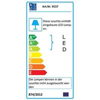 Alco AL-9157 Bureaulamp Zilver LED 230V 8W 35cm - thumbnail
