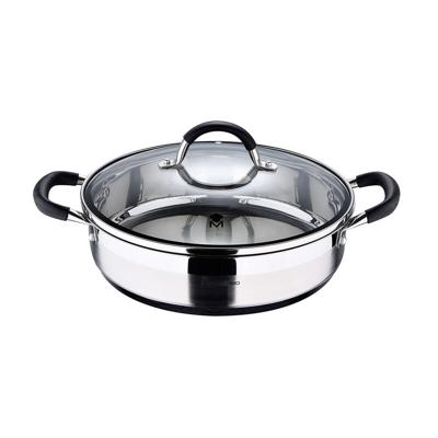 Pan met Deksel Masterpro 3,8 L Ø 28 x 7,5 cm Zwart