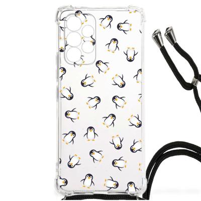 Doorzichtige Silicone Hoesje voor Samsung Galaxy A53 Pinguïn Doorzichtige Silicone Hoesje voor Samsung Galaxy A53 Pinguïn