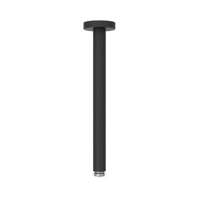Douchearm Tres Exclusive | 28 cm | Plafond montage | Messing | Rond | Zwart mat