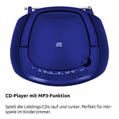 TechniSat DIGITRADIO 1990 Radio/CD-speler DAB+, VHF (FM) AUX, Bluetooth, CD, USB Acculaadfunctie, Wekfunctie Blauw TechniSat DIGITRADIO 1990 Radio/CD-speler DAB+, VHF (FM) AUX, Bluetooth, CD, USB Acculaadfunctie, Wekfunctie Blauw
