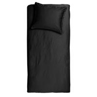 Cinderella dekbedovertrek Uni - zwart - 140x200/220 cm - thumbnail