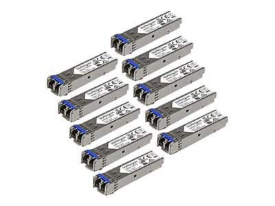 StarTech.Com Transceiver SFP-transceiver-module, compatibel met HP J4859C, SM/MM LC met DDM, 10 km/550 m, 10 stuks