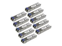 StarTech.Com Transceiver SFP-transceiver-module, compatibel met HP J4859C, SM/MM LC met DDM, 10 km/550 m, 10 stuks - thumbnail