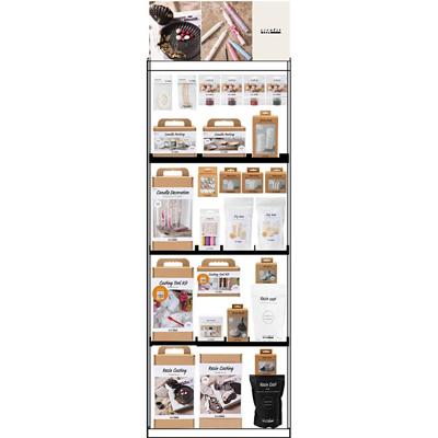 Creativ Company Vloerdisplay, ongemonteerd, category, kaars/hars, volwassene, h: 1580 mm, l: 600 mm, b: 400 mm, 139 eenh./ 1 stuk Creativ Company Vloerdisplay, ongemonteerd, category, kaars/hars, volwassene, h: 1580 mm, l: 600 mm, b: 400 mm, 139 eenh./ 1 stuk