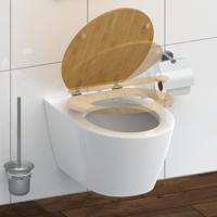 Toiletbril Schutte Lupos Softclose Natural Bamboo Bruin Schutte - thumbnail