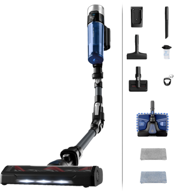 Rowenta RH20C7 X-Force Flex 9.60 - Animal Care + Aqua Steelstofzuiger zonder zak Zwart