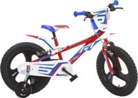 Dino Bikes Dino jongensfiets r1 16 inch rood/blauw - thumbnail