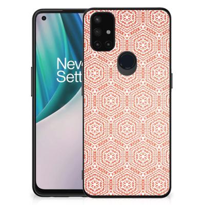 OnePlus Nord N10 5G Back Case Pattern Orange