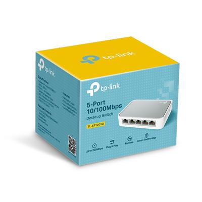 TP-LINK TL-SF1005D TL-SF1005D Netwerk switch 5 poorten 100 MBit/s