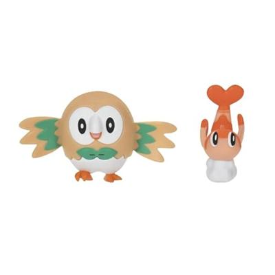 Pokemon Battle Figure Pack - Rowlet & Tatsugiri
