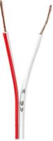 Speaker-Kabel | 2x 0,75 mm2 | 100 m | Folieverpakking | Wit - thumbnail