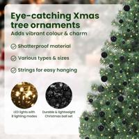 VidaXL Kerstboom met 300 led met standaard groen 210 cm pvc - thumbnail