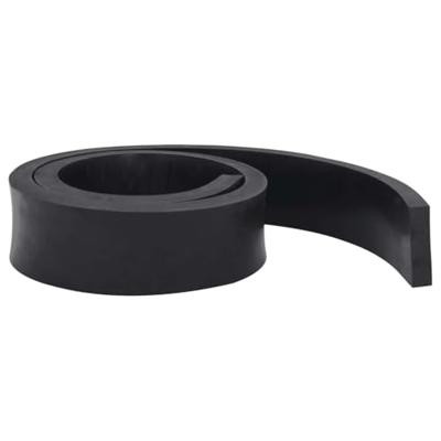 VidaXL Rubberen rand voor sneeuwploeg 180x8x2 cm zwart
