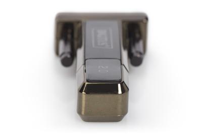 Digitus USB 2.0, Serieel Adapter [1x USB-A 2.0 stekker - 1x D-sub stekker 9-polig] DA-70167 0.80 m Vergulde steekcontacten