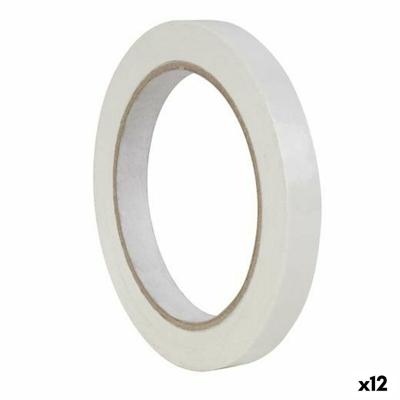 Plakband Apli 66 m 12 mm Wit PVC (12 Stuks)