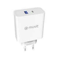 Oplader Muvit for Change MCD320 Wit 18 W - thumbnail