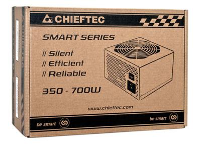 Chieftec Smart GPS-500A8 power supply unit 500 W 20+4 pin ATX ATX Zwart