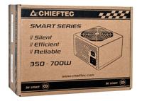 Chieftec Smart GPS-500A8 power supply unit 500 W 20+4 pin ATX ATX Zwart - thumbnail