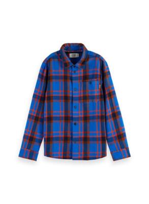 Regular-fit- Yarn-dyed check long sleeve shirt