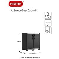 Keter XL Garage Opbergkast laag - 1 plank - thumbnail