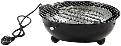Elektrische tafel barbecue zwart
