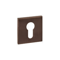 Intersteel Set van 2 cilinderrozettenTira vierkant brons 53x53mm - 1343.103087 - thumbnail