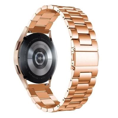 Stalen schakelband - Rosé goud - Garmin Vivoactive 6 / Vivoactive 5 / Vivoactive 3