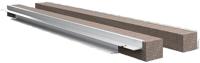 Rittal VX 8618.810 Kabelgeleidingslijst, aluminium, 2 stuks - thumbnail