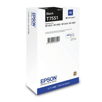 Epson C13T75514N inktcartridge 1 stuk(s) Origineel Hoog (XL) rendement Zwart