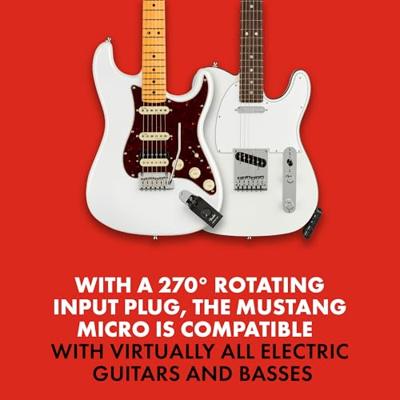 Fender Mustang Micro hoofdtelefoon gitaarversterker met bluetooth - thumbnail
