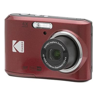 Kodak Pixpro FZ45 Friendly Zoom Digitale camera 16 Mpix Zoom optisch: 4 x Rood Full-HD video-opname, HDR video, Geïntegreerde accu Kodak Pixpro FZ45 Friendly Zoom Digitale camera 16 Mpix Zoom optisch: 4 x Rood Full-HD video-opname, HDR video, Geïntegreerde accu