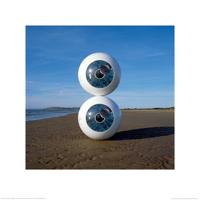Kunstdruk Pink Floyd - Pulse Eyeballs 40x40cm - thumbnail