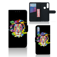 Alcatel 1S 2020 Leuk Hoesje Lion Color - thumbnail