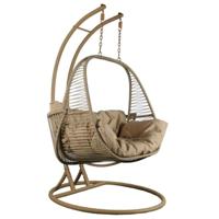 Tuinstoel Home ESPRIT Lichtbruin 108 X 60 X 118 CM - thumbnail