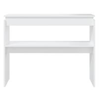 Wandtafel 102x30x80 cm spaanplaat wit - thumbnail