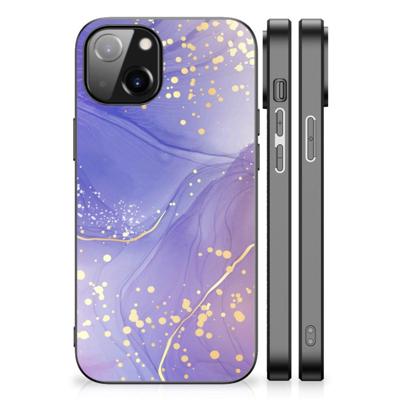 Kleurrijke Telefoonhoesje voor Apple iPhone 13 | iPhone 14 Watercolor Paars