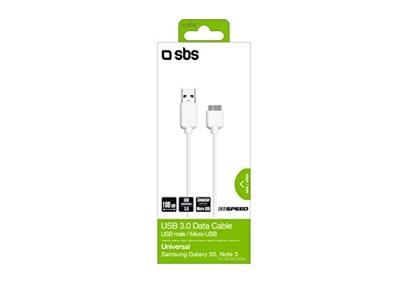 USB-kabel SBS Wit