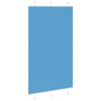 Pliss rolgordijn 115x200cm stofbreedte 114,4cm polyester blauw - thumbnail