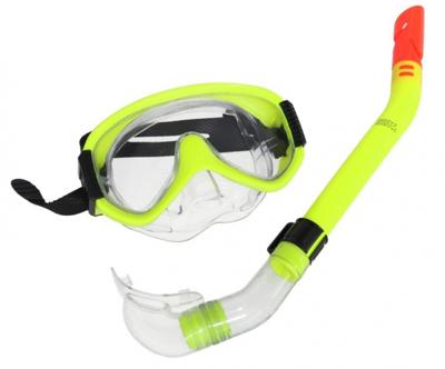 Snorkelset Pro Geel voor Volwassenen
