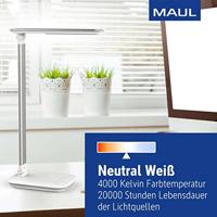 Maul MAULjazzy 8201802 LED-bureaulamp 8 W Energielabel: E (A - G) Aluminium - thumbnail
