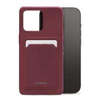 Mobilize Rubber Gelly Card Case Apple iPhone 14 Pro Matt Bordeaux - thumbnail