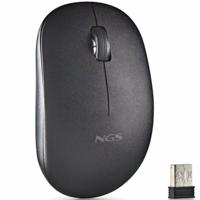 Wireless muis NGS SILENT MOUSE Zwart 1000 dpi (1 Stuks) - thumbnail