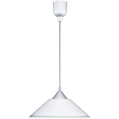 LED Hanglamp Aluminium Wit - E27 Fitting - Modern Design