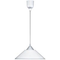 LED Hanglamp Aluminium Wit - E27 Fitting - Modern Design - thumbnail