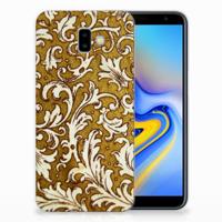 Siliconen Hoesje Samsung Galaxy J6 Plus (2018) Barok Goud - thumbnail