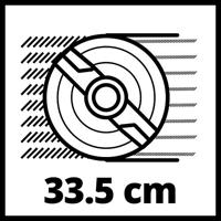 Einhell GE-CM 36/34-1 Li-Solo Power X-Change Accu-grasmaaier Accu In hoogte verstelbare greep 18 V Snijbreedte max. 33.5 cm Geschikt voor 200 m² - thumbnail