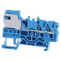 WAGO 2002-7214 Scheidingsklem 5.20 mm Spanveer Toewijzing: N Blauw 50 stuk(s)