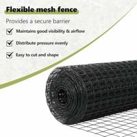 VidaXL Hek met paal grijs 1,6 x 10 m staal en pvc - thumbnail